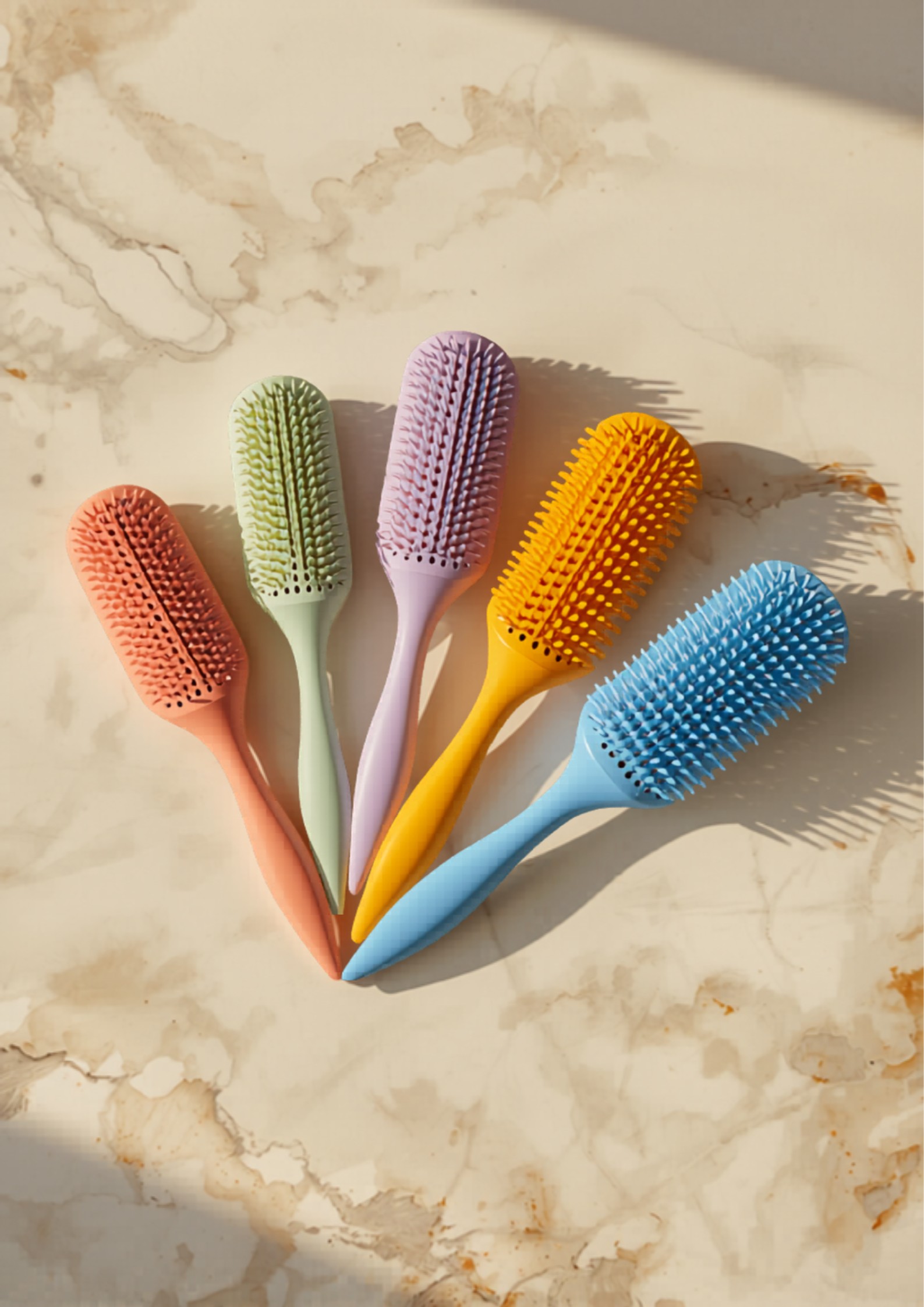 Detangling brushes for all hair types